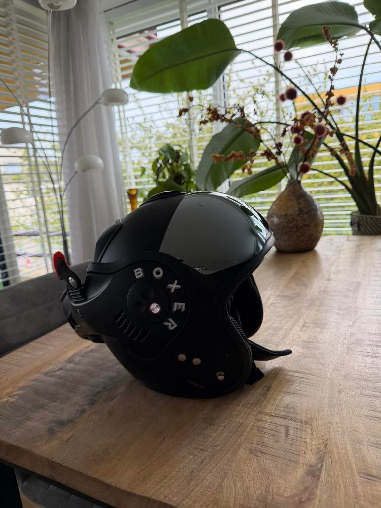 Boxer helm maat XL zo goed als nieuw, Fietsen en Brommers, Brommerhelmen, Ophalen of Verzenden, Zo goed als nieuw, Extra large of groter