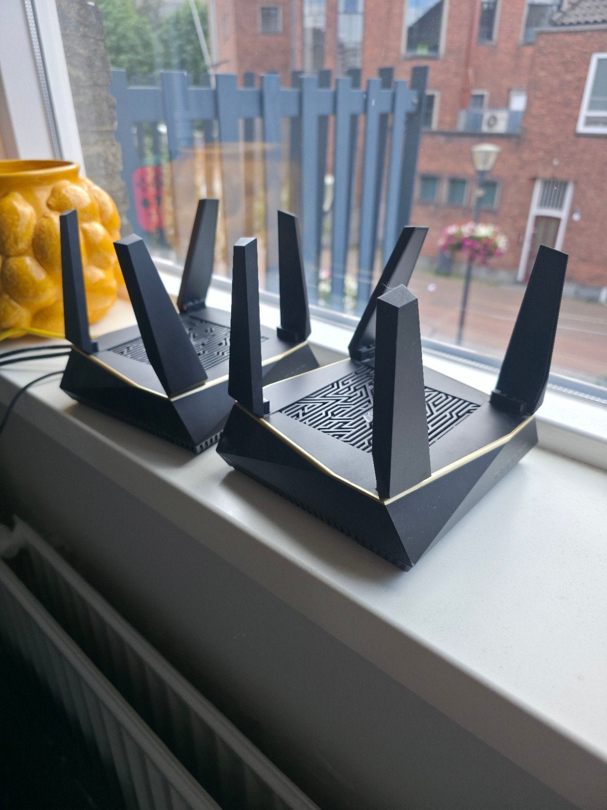 Asus RT-AX92U AX6100 WiFi6 AiMesh Router, Computers en Software, Routers en Modems, Ophalen of Verzenden, Zo goed als nieuw, Router