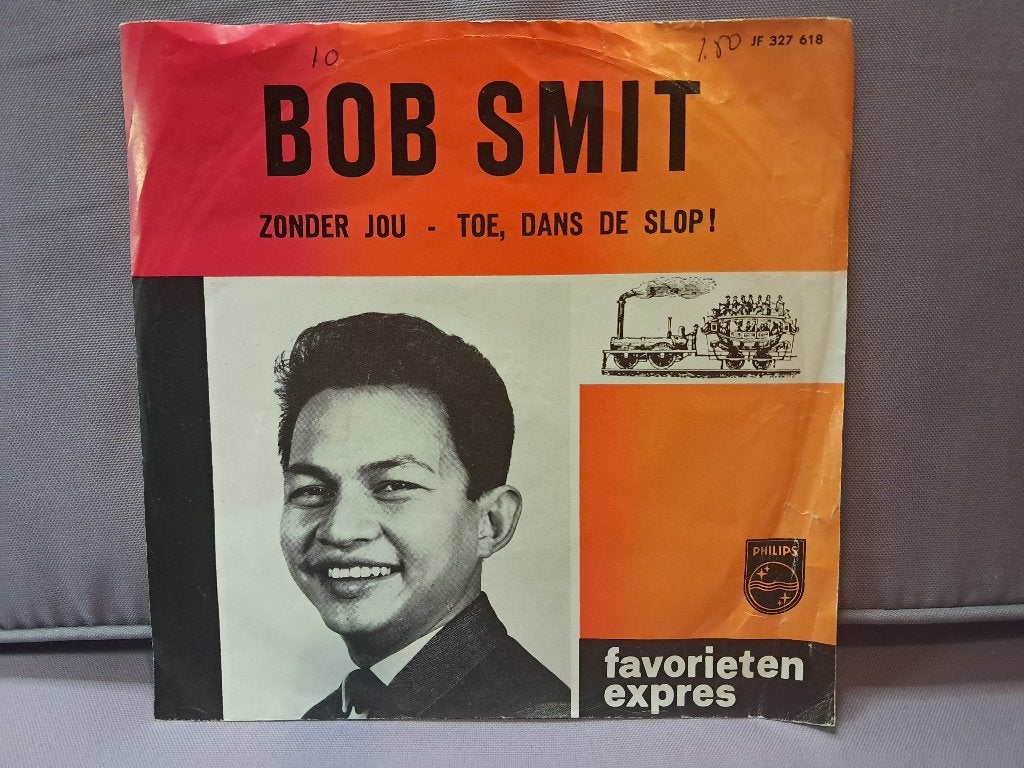 45t. Bob Smit - Zonder Jou / Toe, Dans De Slop!. ex, Gebruikt, 7 inch, Ophalen of Verzenden, Overige typen