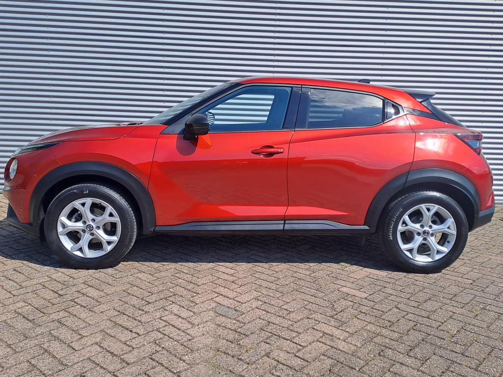 Nissan Juke 1.0 DIG-T N-Connecta | Apple Carplay/Android Aut, Auto's, Nissan, Voorwielaandrijving, 12 maanden, Stof, Euro 6