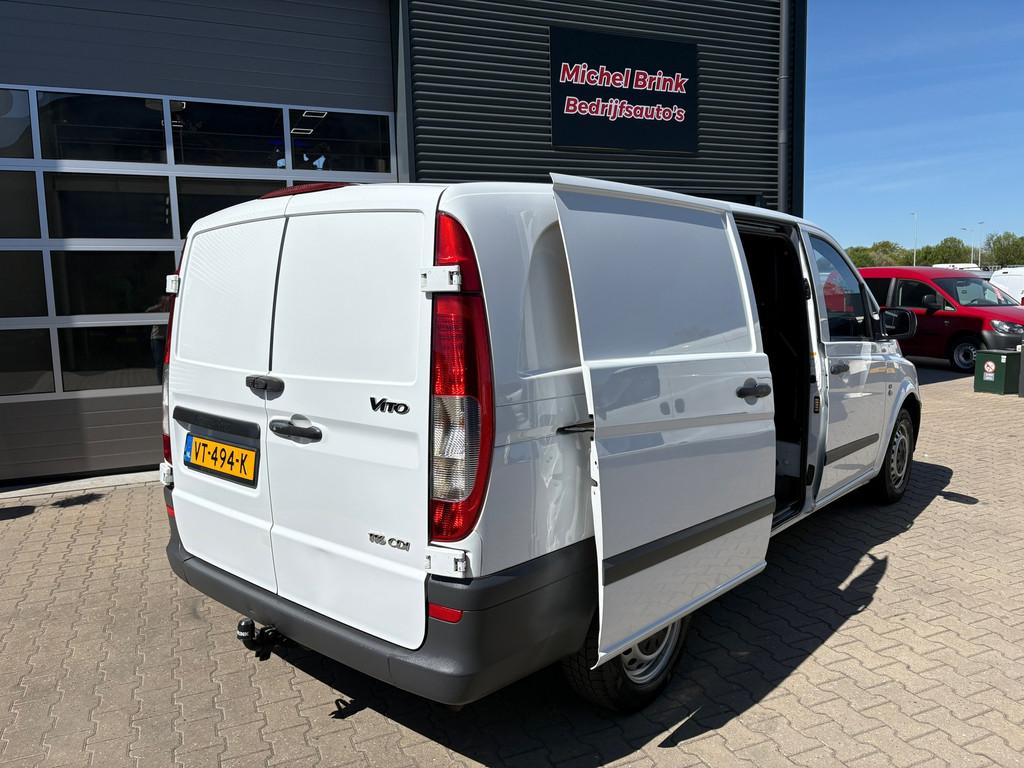 Mercedes-Benz Vito 116 CDI 320 163 Pk 3 Zits, Auto's, 13 km/l, Euro 5, Gebruikt, Zwart