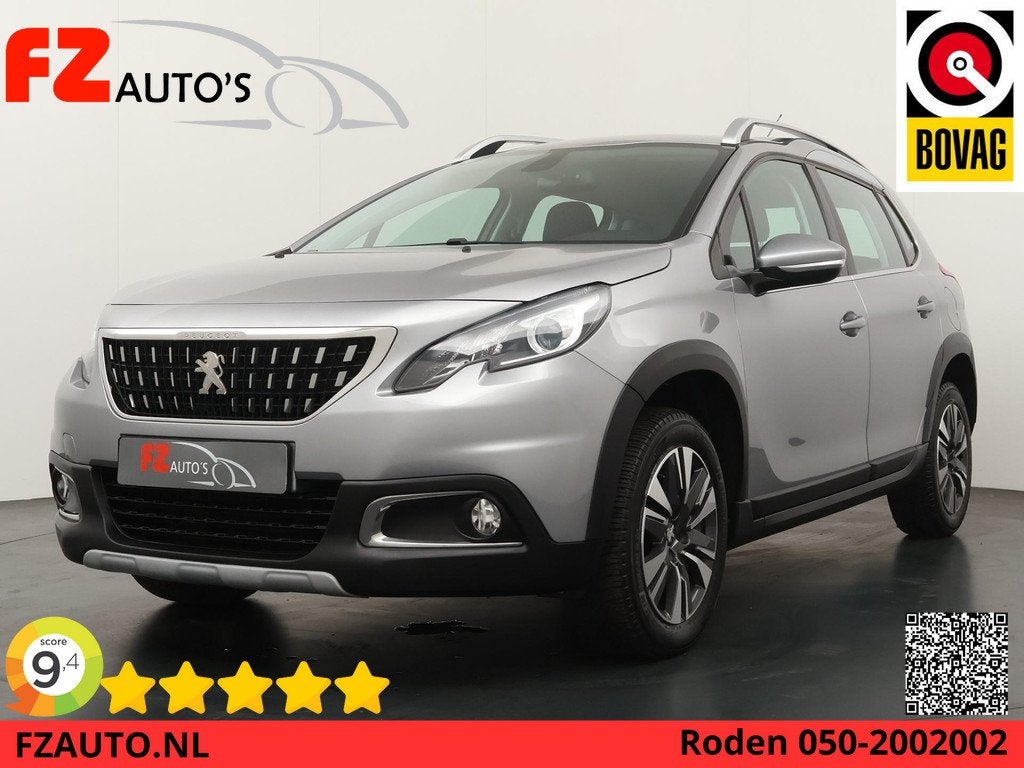 Peugeot 2008 1.2 110pk PureTech Allure - Navigatie - Climate, Voorwielaandrijving, Stof, Euro 6, Bedrijf