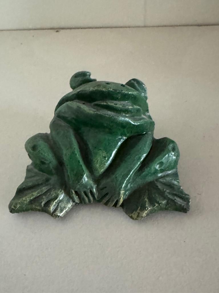 Zittende groene kikker - 5,5 cm, Ophalen of Verzenden, Nieuw, Dier