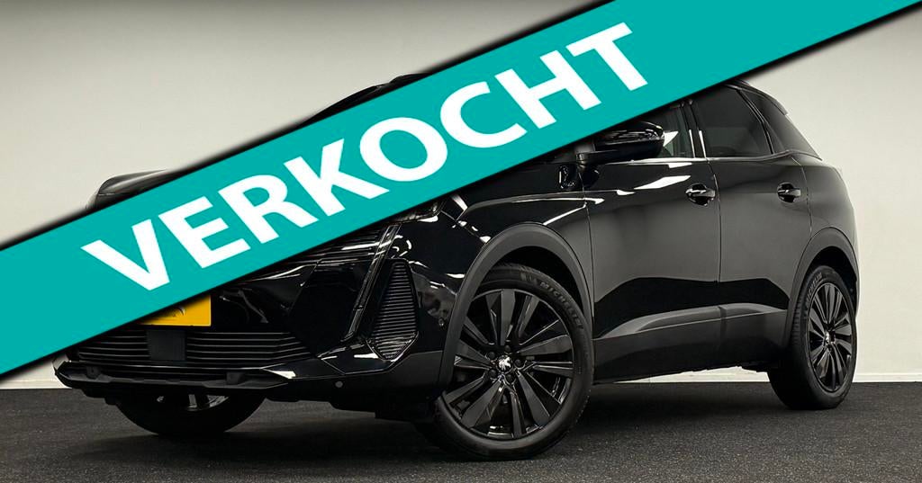 Peugeot 3008 1.2 PureTech GT*BLACK-PACK*Panodak*Navi*Adaptiv, Auto's, Peugeot, Bedrijf, Te koop, ABS, Achteruitrijcamera, Adaptive Cruise Control