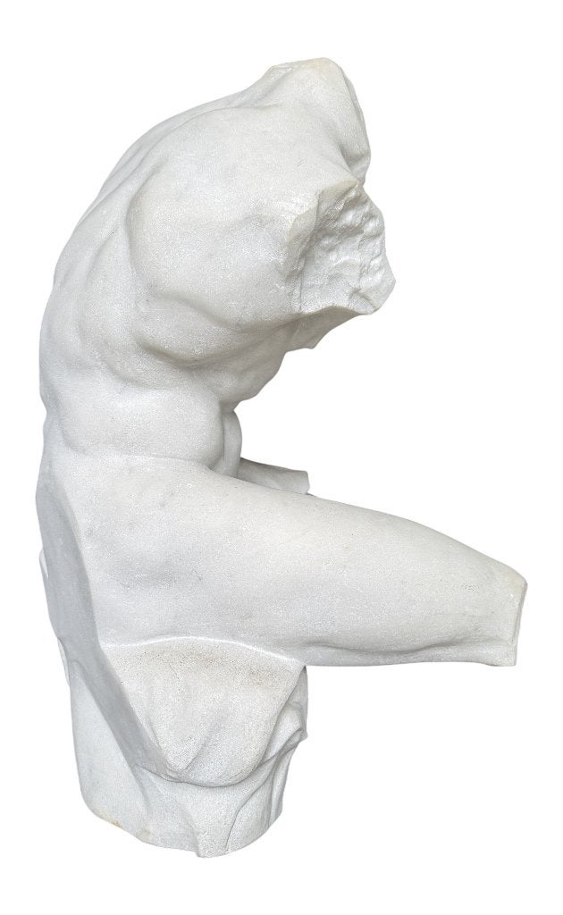 520. Marmeren torso - Belvedere in klassieke stijl, 20e eeuw, Ophalen of Verzenden