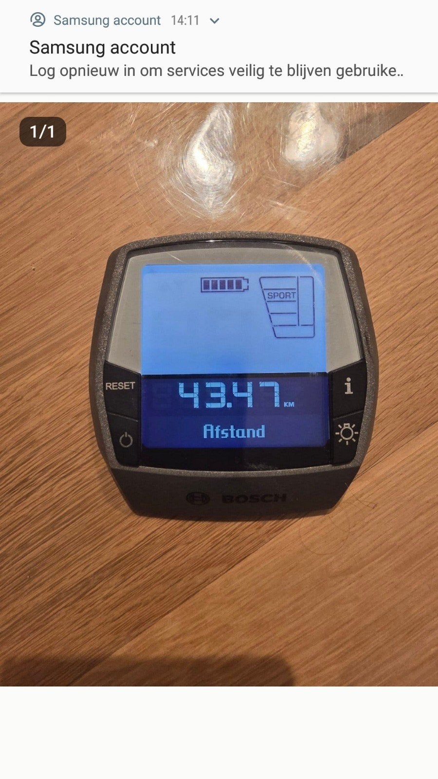 Bosch fietscomputer - Gebruikt, Ophalen of Verzenden, Gebruikt