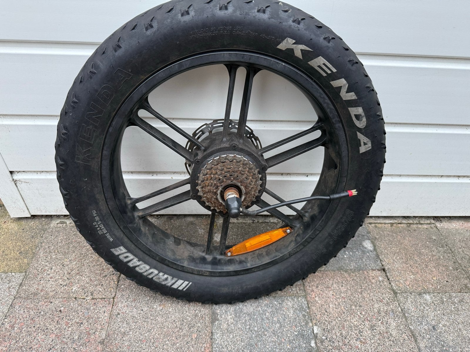 Fatbike v20 achterwiel, Fietsen en Brommers, Fietsonderdelen, Gebruikt, Ophalen, Wiel, Fatbike
