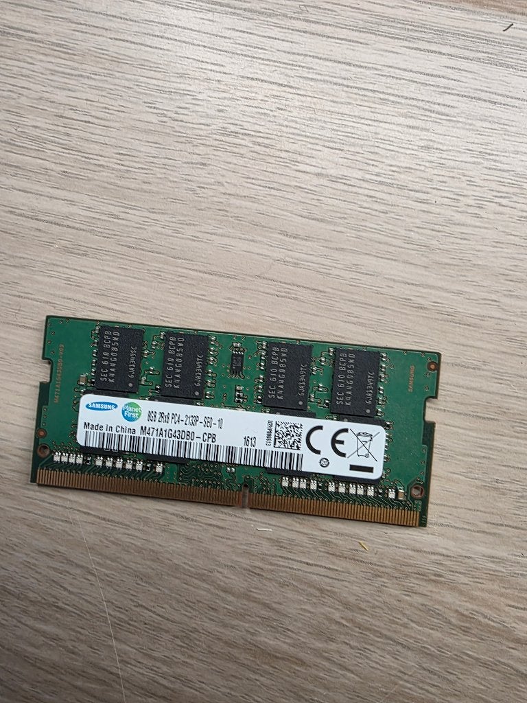 8gb ddr4 sodimm samsung, DDR4, 8 GB, Ophalen of Verzenden, Zo goed als nieuw