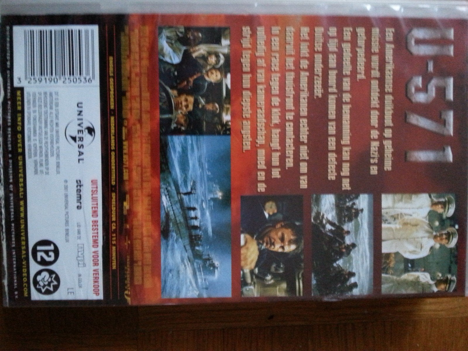 U-571 VHS - Oorlogsthriller over duikbootmissie, Vanaf 12 jaar, Ophalen of Verzenden, Gebruikt, Thrillers en Misdaad