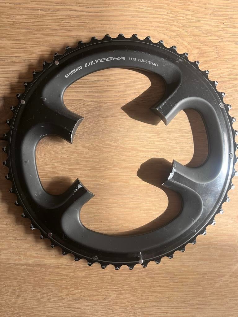 Shimano Ultegra 11S 53-39MD Crankstelblad, Fietsen en Brommers, Fietsonderdelen, Ophalen of Verzenden, Gebruikt, Crankstel of Pedalen