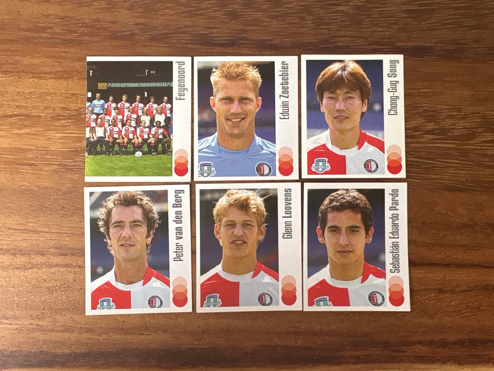 Voetbal 2004 Spelerskaarten - Feyenoord Collectie, Ophalen of Verzenden, Zo goed als nieuw, Stickers en Plaatjes