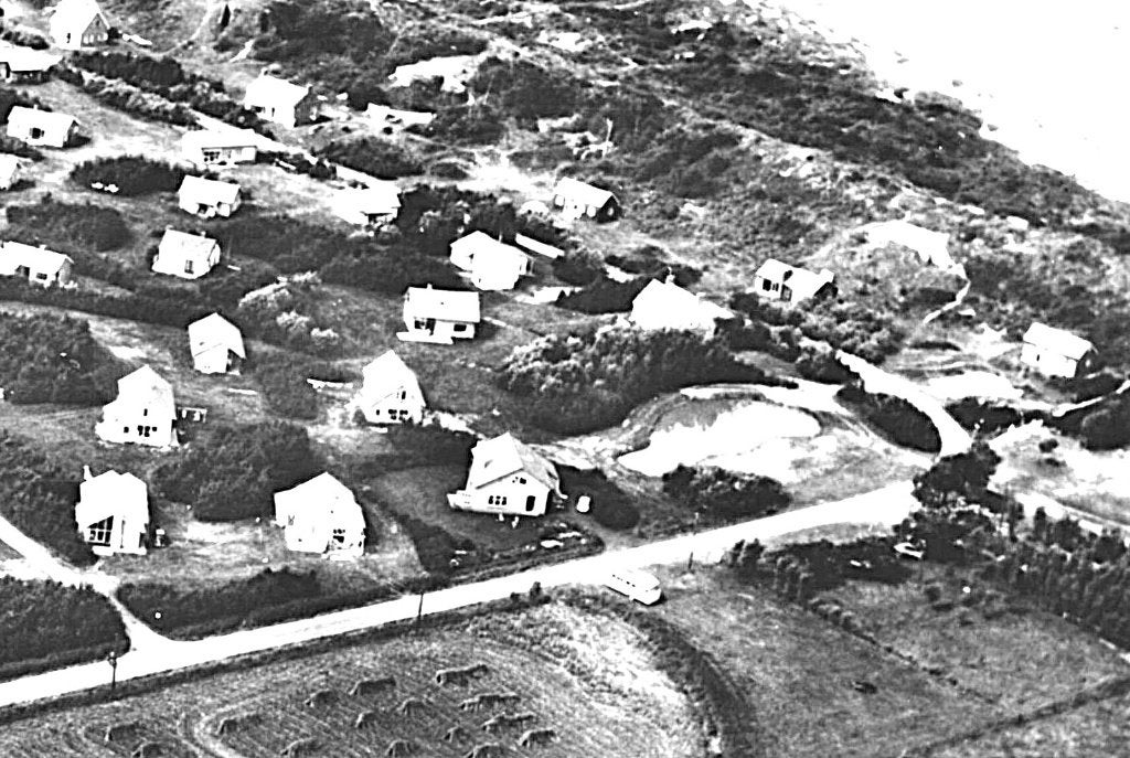 700316 Vrouwenpolder Zeeland 1959 Vacantie-oord Gelopen, Ophalen of Verzenden, 1940 tot 1960, Gelopen, Zeeland