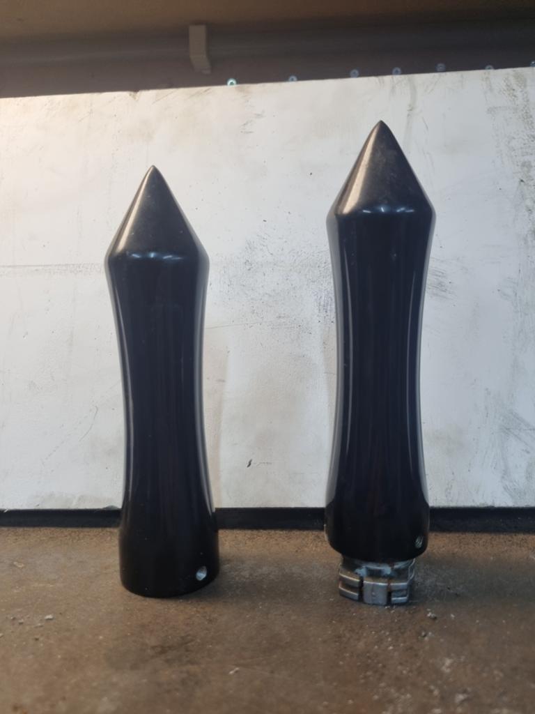zwart gecoat,  22mm, Ophalen of Verzenden