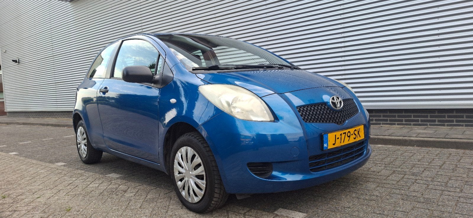 Toyota yaris 1.0 12v vvt.i. 2007 Blauw, Voorwielaandrijving, Stof, 40 €/maand, Blauw
