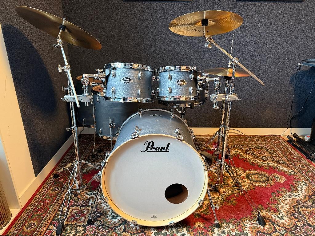 Pearl Export Limited Edition met nieuwe hardware en bekkens!, Muziek en Instrumenten, Drumstellen en Slagwerk, Ophalen, Pearl