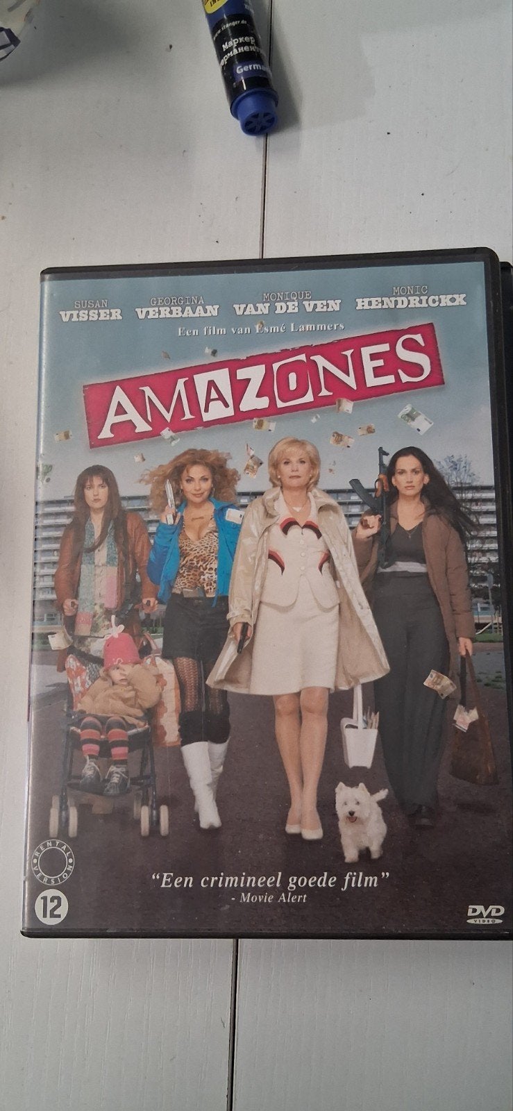 Amazones - DVD (Nederlandse komedie/misdaadfilm), Nederlands, Vanaf 12 jaar, Actiekomedie, Gebruikt
