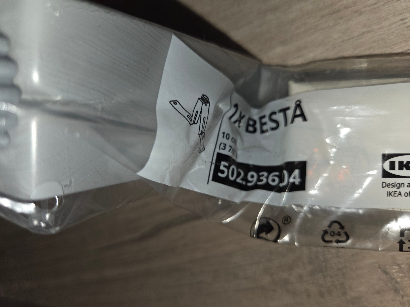 IKEA NANNARP en BESTÅ poten/beugels - Nieuw in verpakking, Ophalen of Verzenden, Nieuw