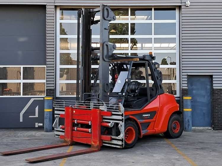 Linde - 2019 - H80D - 5.45M Duplex, Vorkversteller, Side-Shi, Diesel, Heftruck, Linde