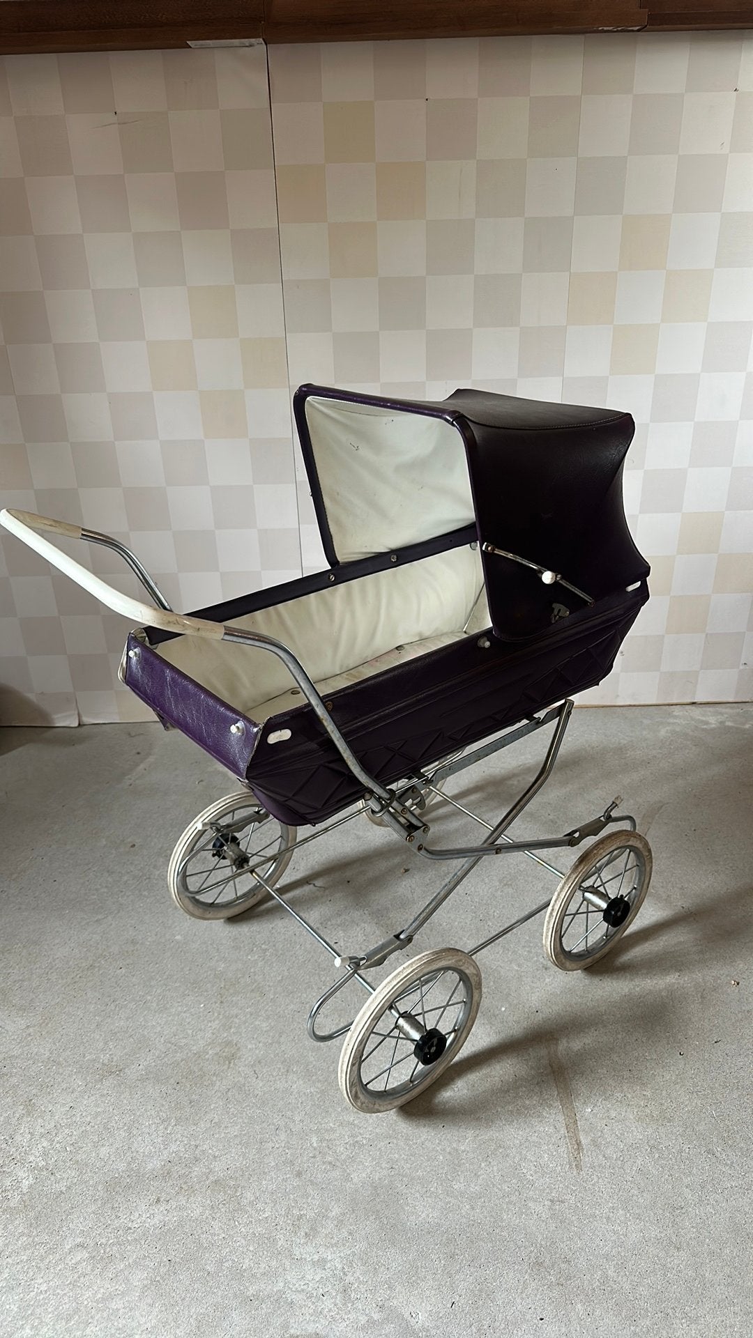 Ouderwetse poppenwagen, Ophalen, Gebruikt, Babypop