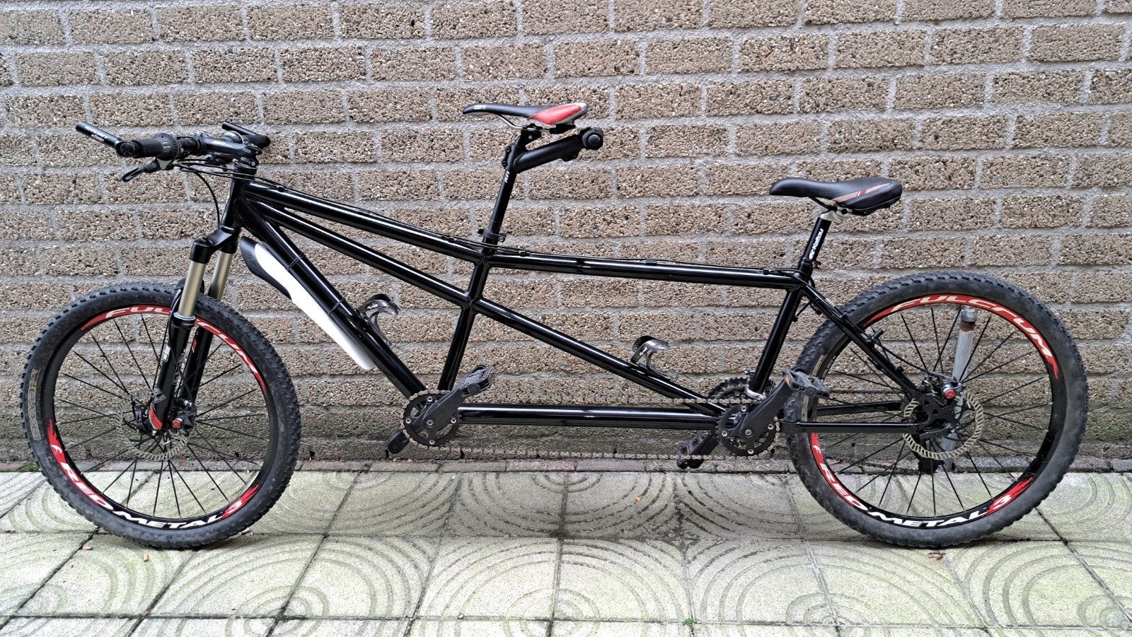 MTB tandem 26 inch. M/S, Ophalen, Zo goed als nieuw, 49 tot 53 cm, Meer dan 20 versnellingen