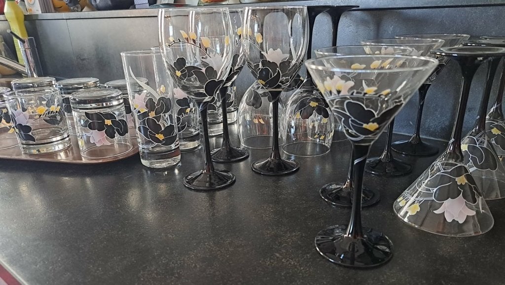 Vintage Luminarc Anaïs glas servies, Verzamelen, Glas en Borrelglaasjes, Ophalen, Zo goed als nieuw, Overige typen