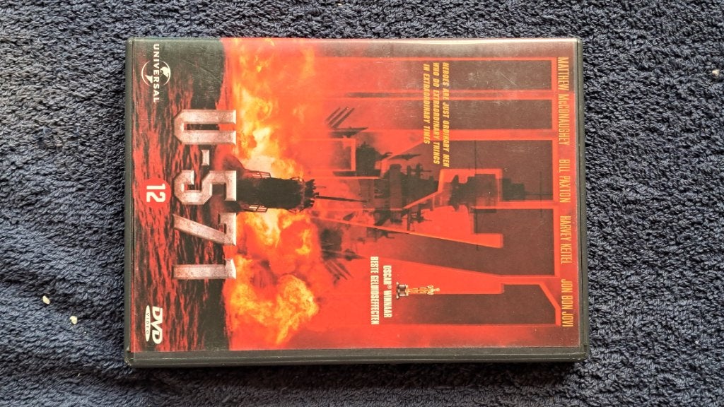 U-571 "Harvey Keitel, Bill Paxton", Alle leeftijden, Ophalen of Verzenden, Zo goed als nieuw