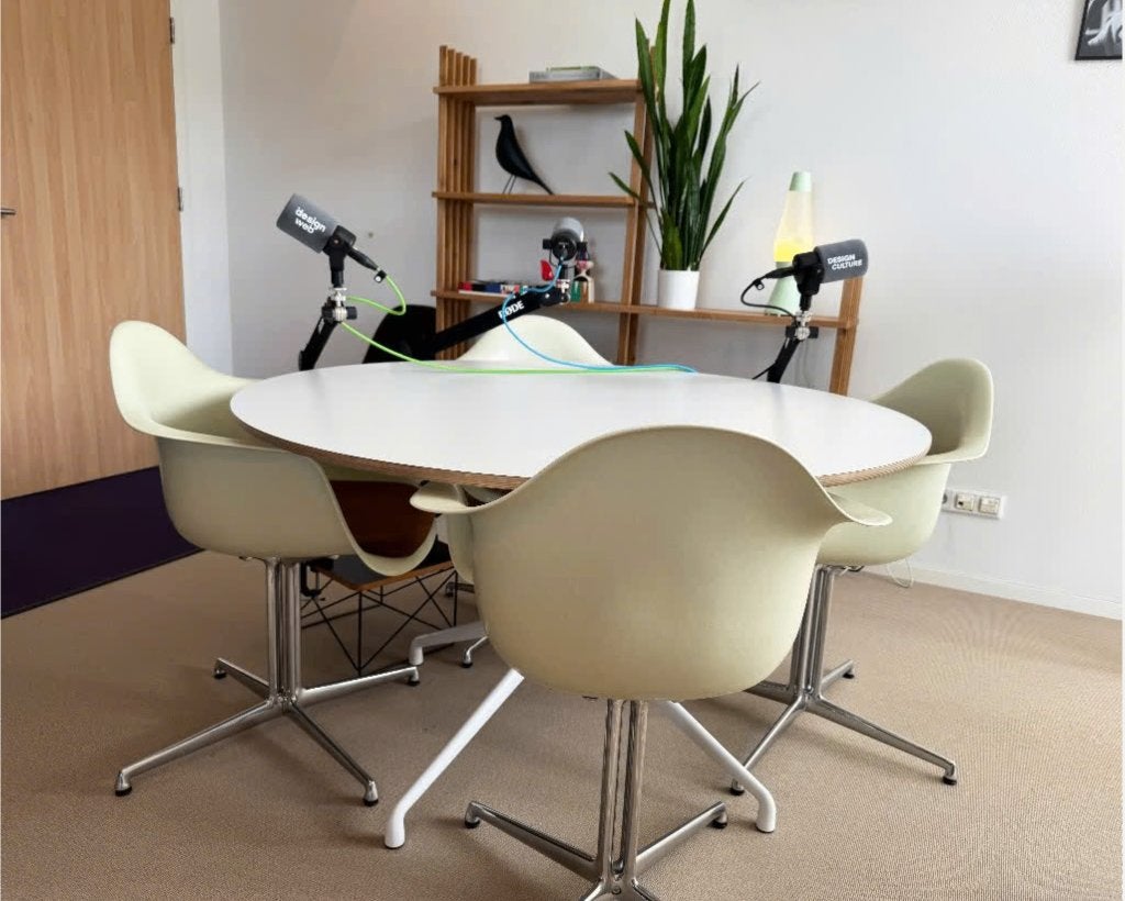 HAY About A Table AAT20 ronde tafel Ø128 cm wit, Ophalen, Overige materialen, Gebruikt, Rond