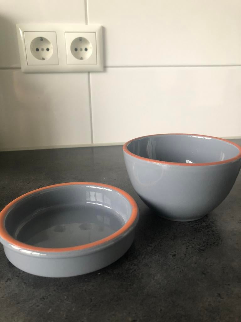 Kom en schotel/tapas schaaltjes, nooit gebruikt, Nieuw, Ophalen of Verzenden, Schaal of Schalen, Overige stijlen