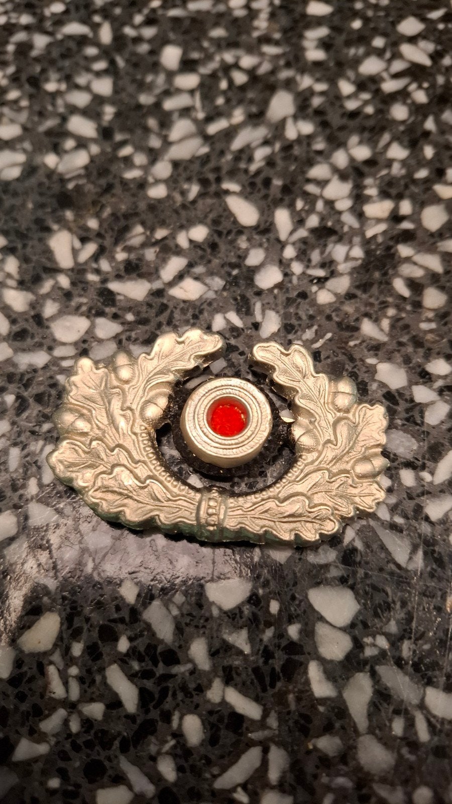 Duitse Eikenkrans Kokarde WO2, Verzenden, Landmacht, Duitsland, Helm of Baret