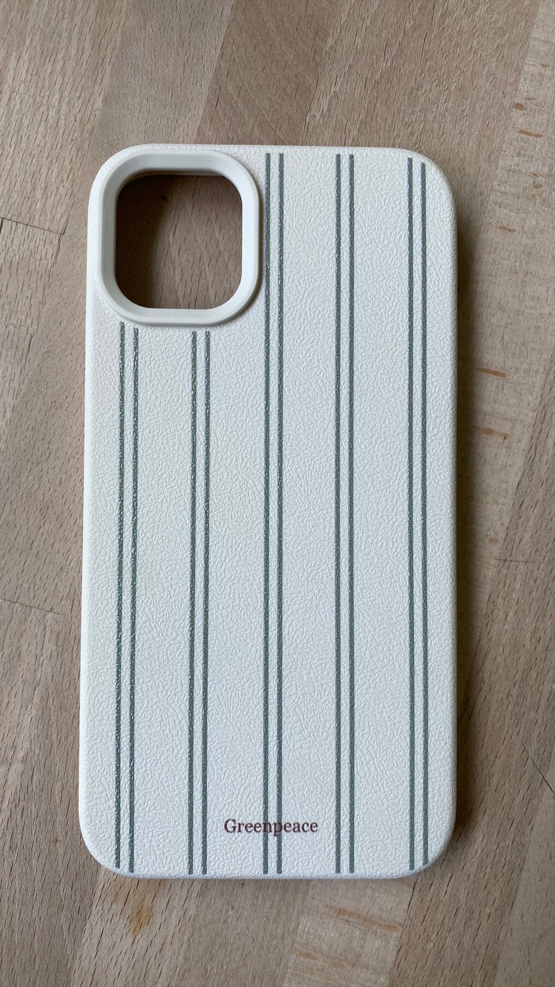 iphone 11 telefoon hoesje crème met groene streepjes, Telecommunicatie, Mobiele telefoons | Hoesjes en Frontjes | Apple iPhone