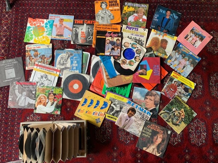 50 singles jaren 70 TEAB, Ophalen, Gebruikt, Pop