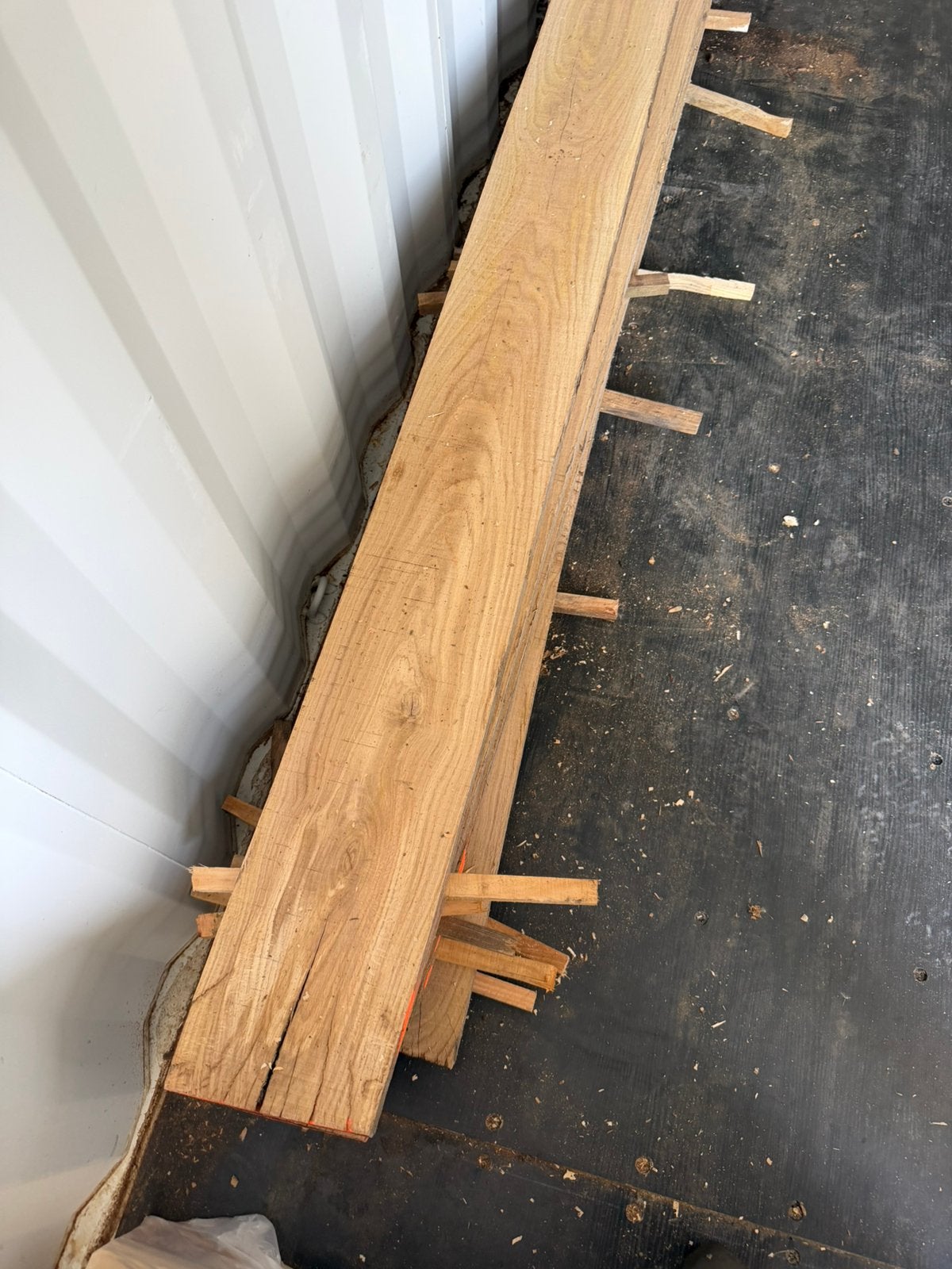 6 oud eiken planken voor 220 euro !!!, Ophalen, Zo goed als nieuw, 250 cm of meer, Planken