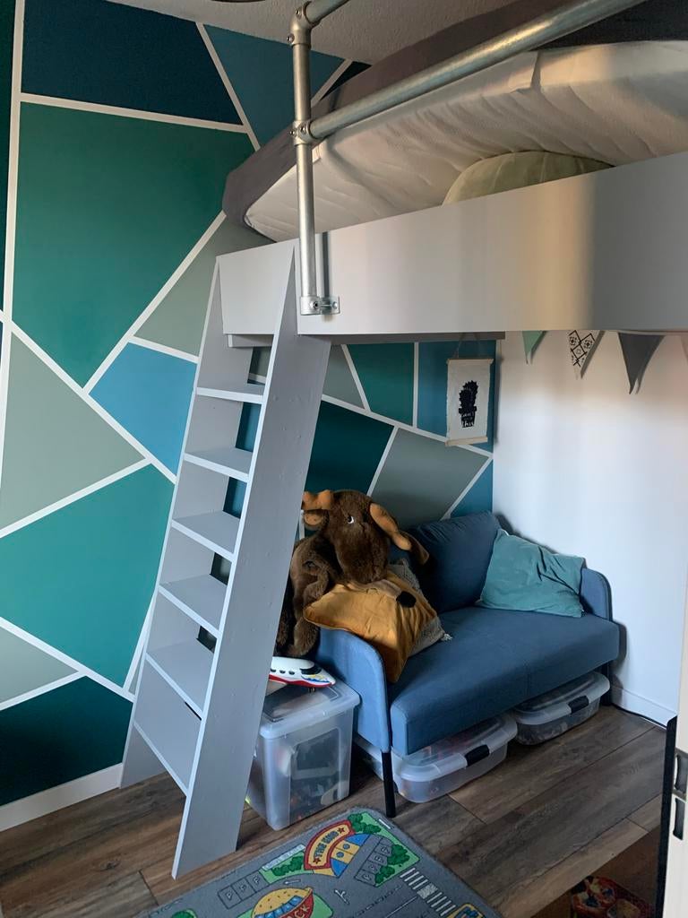IKEA GLÖSTAD 2-zitsbank, Knisa - Zo goed als nieuw, Ophalen, Tweepersoons, 75 tot 100 cm, Zo goed als nieuw