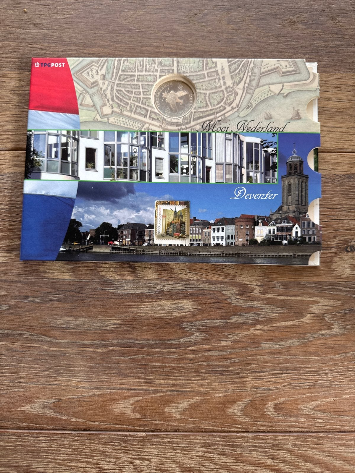 Mooi Nederland Deventer postzegelboekje met munt, Ophalen of Verzenden, Na 1940, Postfris