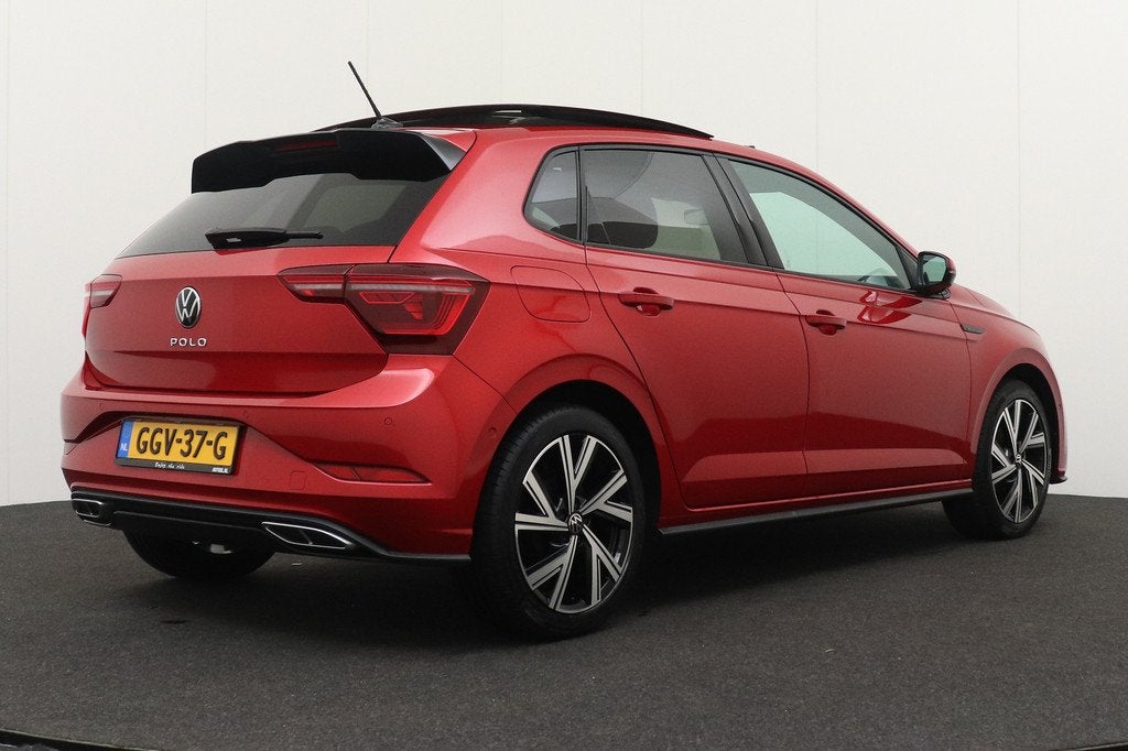 Volkswagen Polo 96PK Aut. R-Line Pano-dak IQ-Light Beats-Sou, Auto's, Volkswagen, Alcantara, Origineel Nederlands, Bedrijf, 600 kg
