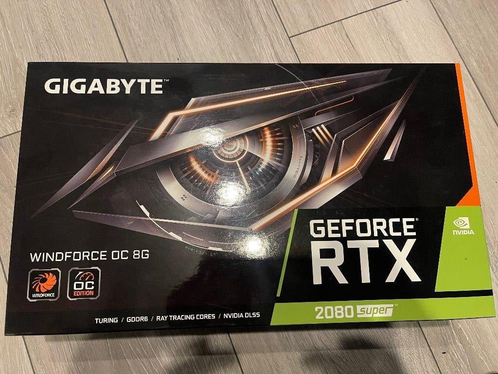 Gigabyte GeForce RTX 2080 Super, Computers en Software, Videokaarten, Gebruikt, GDDR6, PCI-Express 4, Ophalen of Verzenden