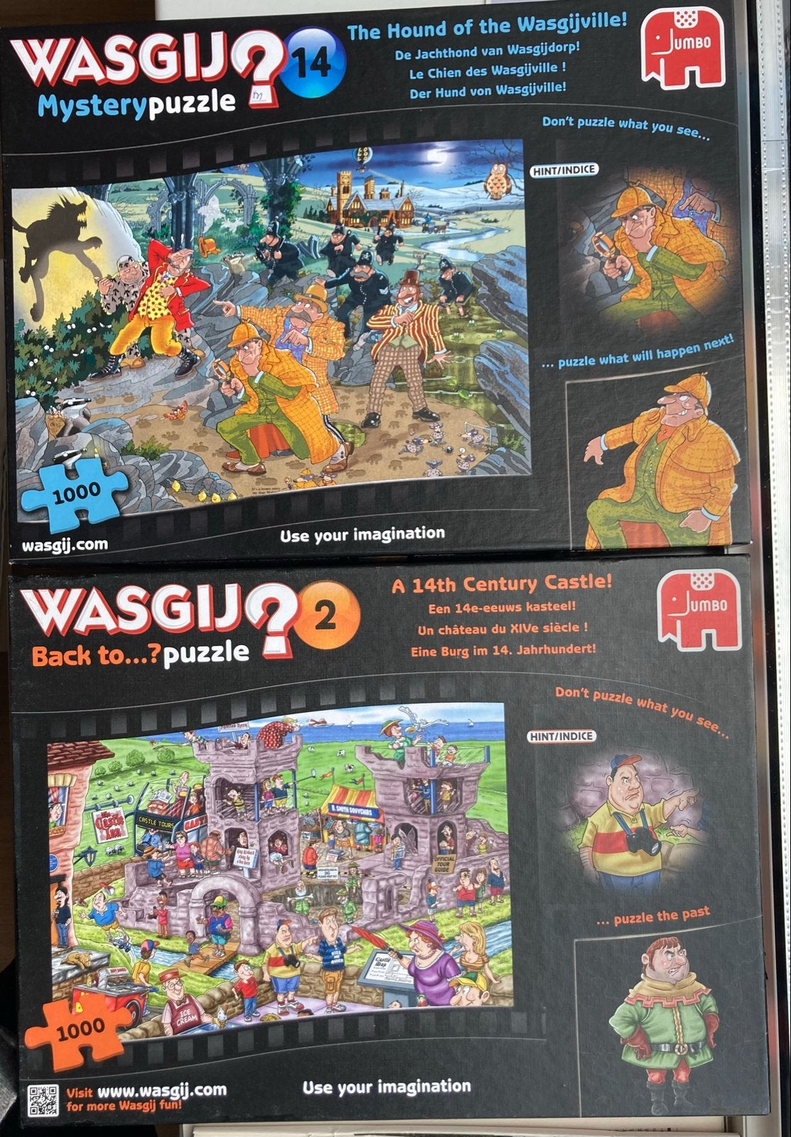 Wasgij puzzels ruilen (1000 stukjes), Ophalen, 500 t/m 1500 stukjes, Gebruikt, Legpuzzel