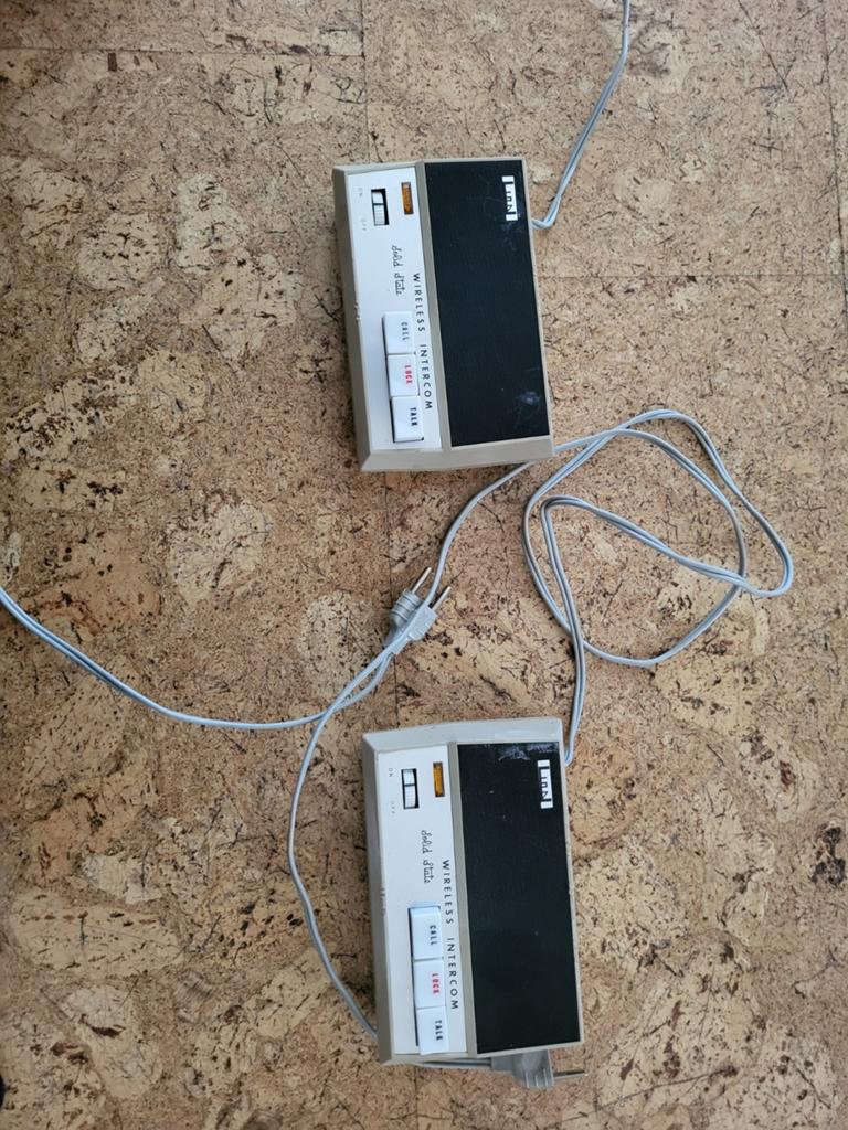 Vintage Draadloze Intercom Set - Solid State, Ophalen of Verzenden