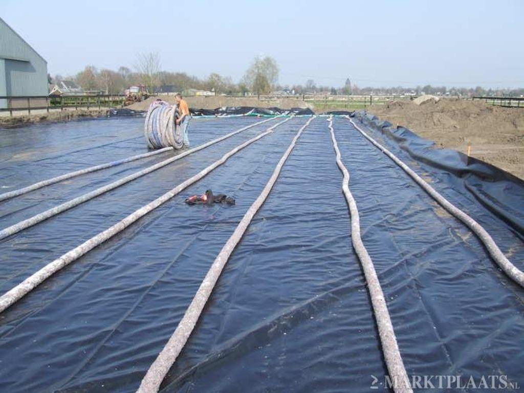 Folie voor eb en vloedbak, paardenbak, manege