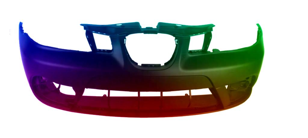 Voor Seat Ibiza/Cordoba 6l 06-09 Voorbumper gespoten in de g, Verzenden, Bumper, Seat, Nieuw