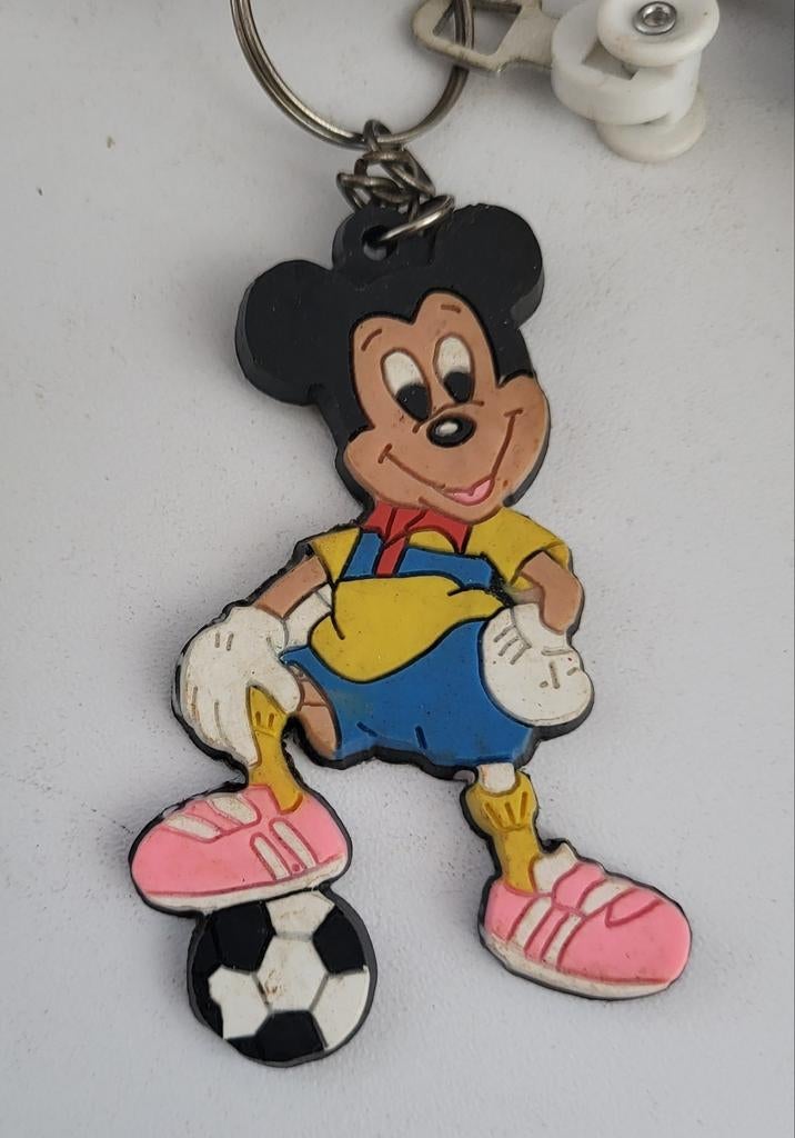 Mickey Mouse Sleutelhanger Voetbal, Ophalen of Verzenden, Gebruikt