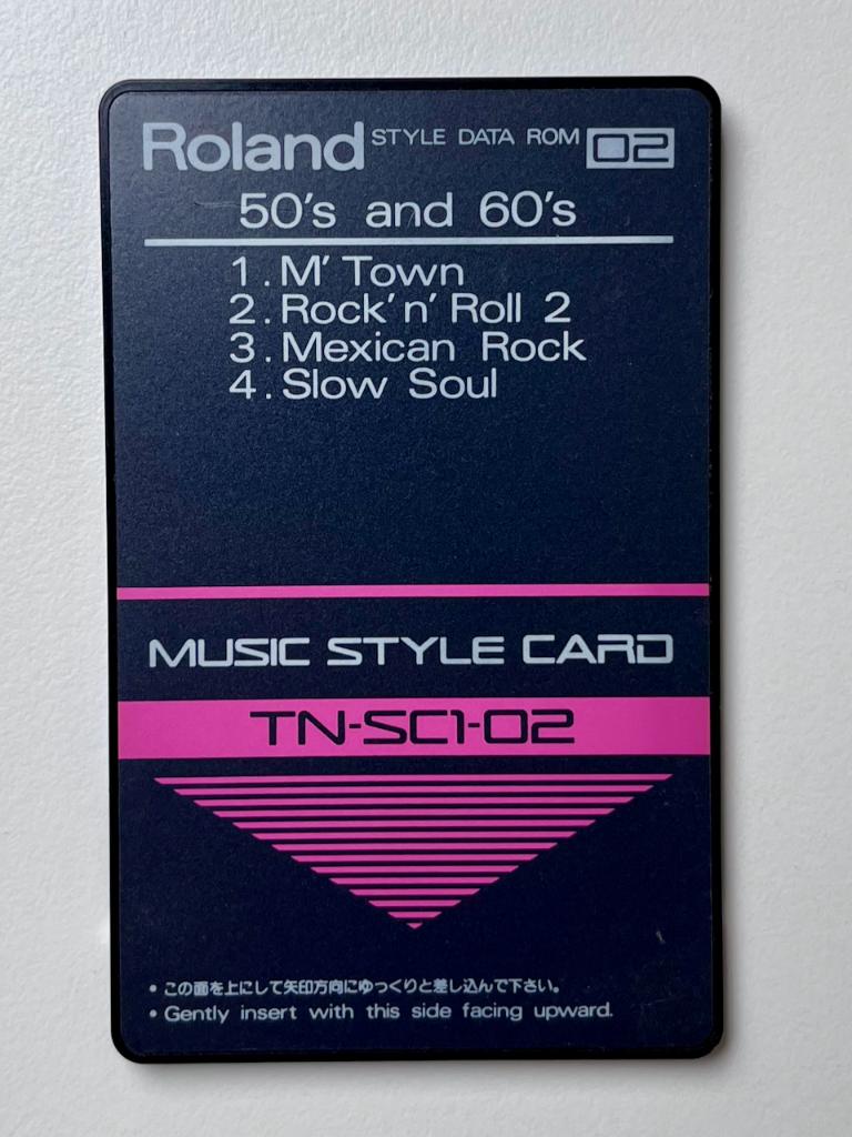Roland Music Style cards, Muziek en Instrumenten, Ophalen of Verzenden, Zo goed als nieuw, Overige aantallen, Roland