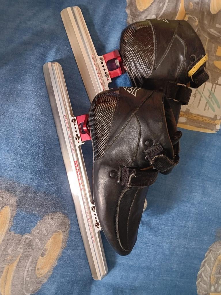 Shorttrack schaatsen Evo maat 42, Maple ijzers, Sport en Fitness, Schaatsen, Ophalen of Verzenden, Zo goed als nieuw, Overige typen