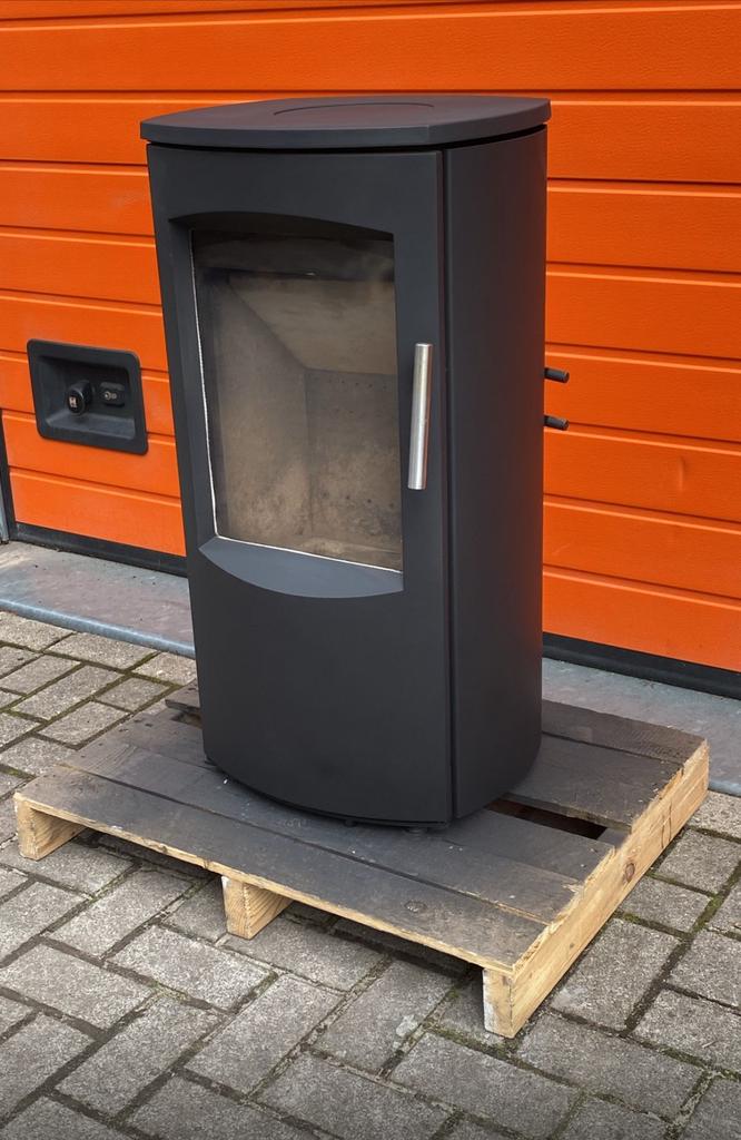 Gebruikte Heta Scanline houtkachel 5 kW, Huis en Inrichting, Kachels, Ophalen, Gebruikt, Houtkachel, Vrijstaand