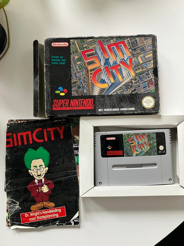 Spel Sim City Nintendo NES, Spelcomputers en Games, Games | Nintendo Super NES, 1 speler, Ophalen of Verzenden, Gebruikt, Vanaf 7 jaar