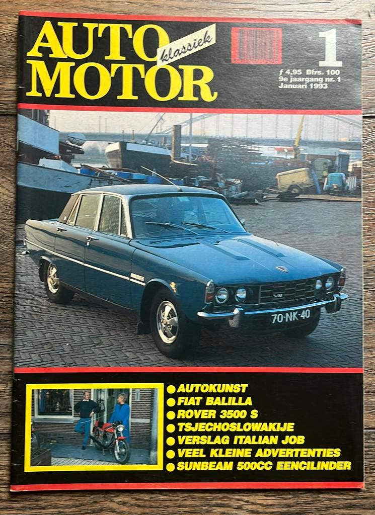 AMK: Rover P6 3500 S, Fiat 508 Balilla, Sunbeam model 90, Ophalen of Verzenden, Gelezen, Algemeen