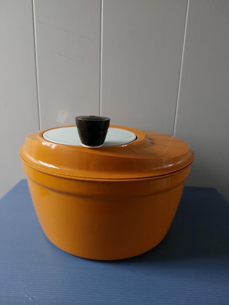 Vintage Moulinex slacentrifuge oranje jaren 70, Ophalen of Verzenden, Huis en Inrichting