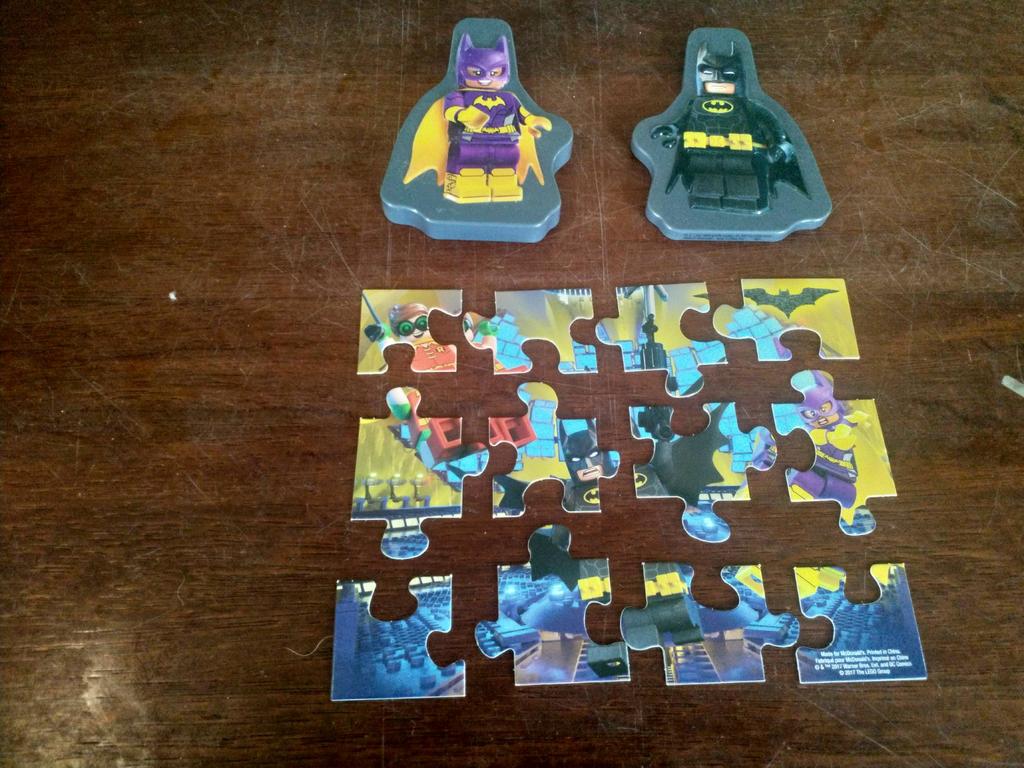 Blikje Lego Batman met puzzel, Verzamelen, Merken en Reclamevoorwerpen, Ophalen of Verzenden, Zo goed als nieuw, Gebruiksvoorwerp