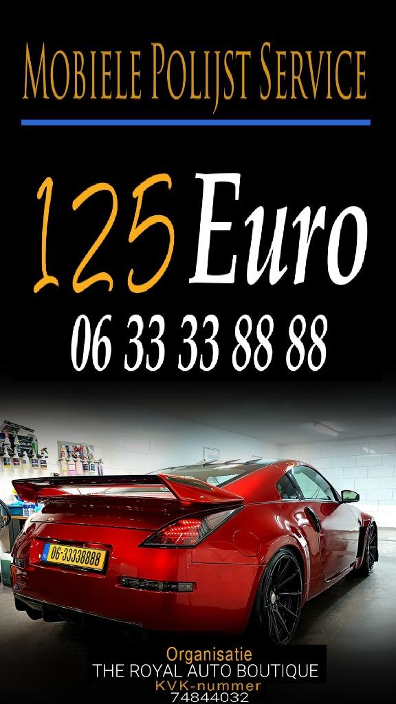 Mobiele Polijsten, Polishing, Detailing, Showroom, Garage, Krasverwijdering