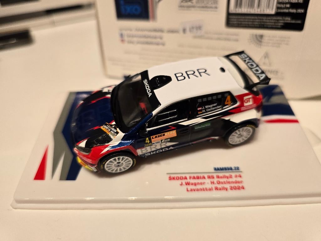 Skoda Fabia RS rally2 2024 1/43, Ophalen of Verzenden, Nieuw, Auto, Overige merken